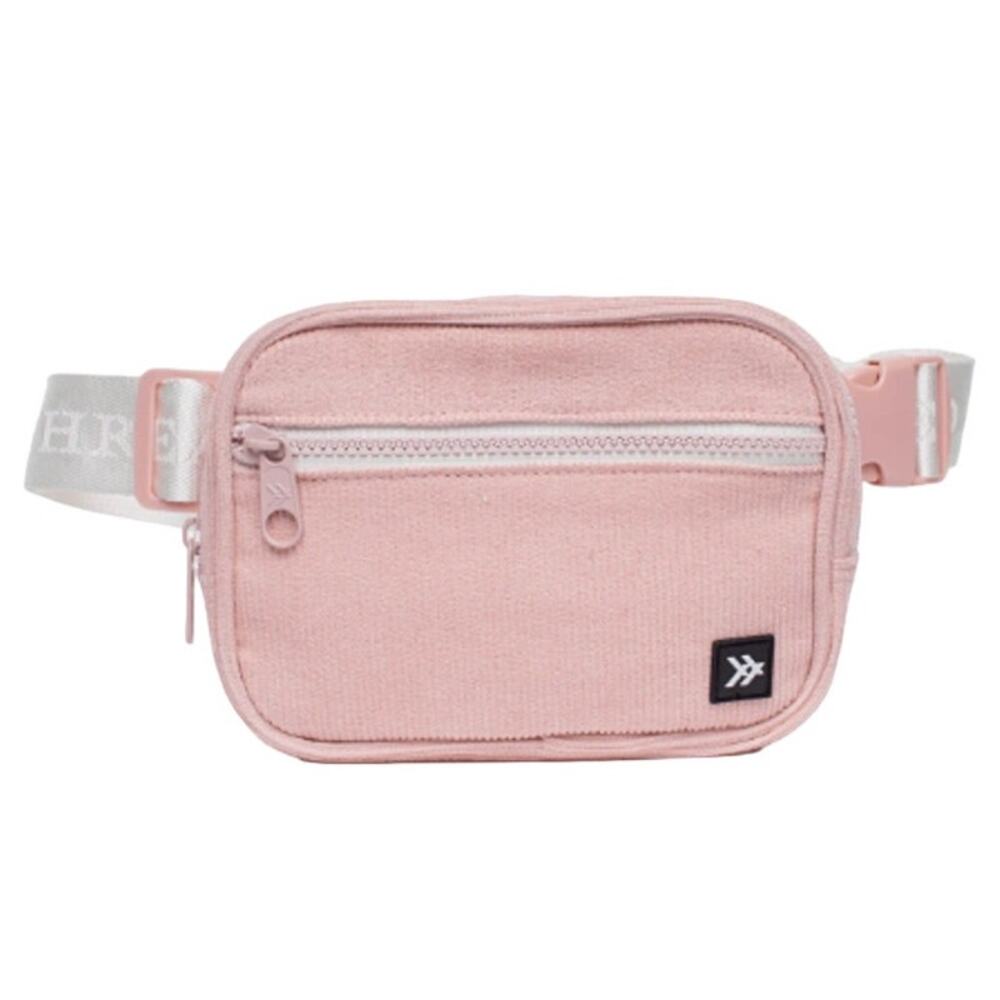 Thread Pastel Pink Corduroy Cross Body Belt Bag